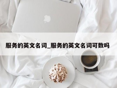 青岛服务的英文名词_服务的英文名词可数吗 