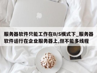 青岛服务器软件只能工作在B/S模式下_服务器软件运行在企业服务器上,但不能多线程 